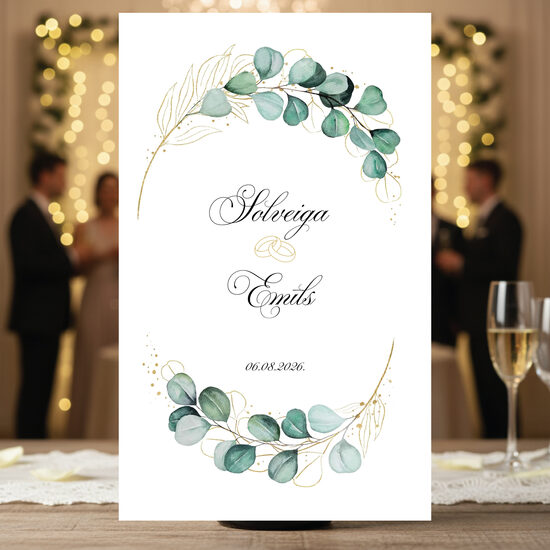 Personalizēta dzēriena etiķete kāzām #3